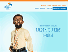 Tablet Screenshot of kidssupersmile.com